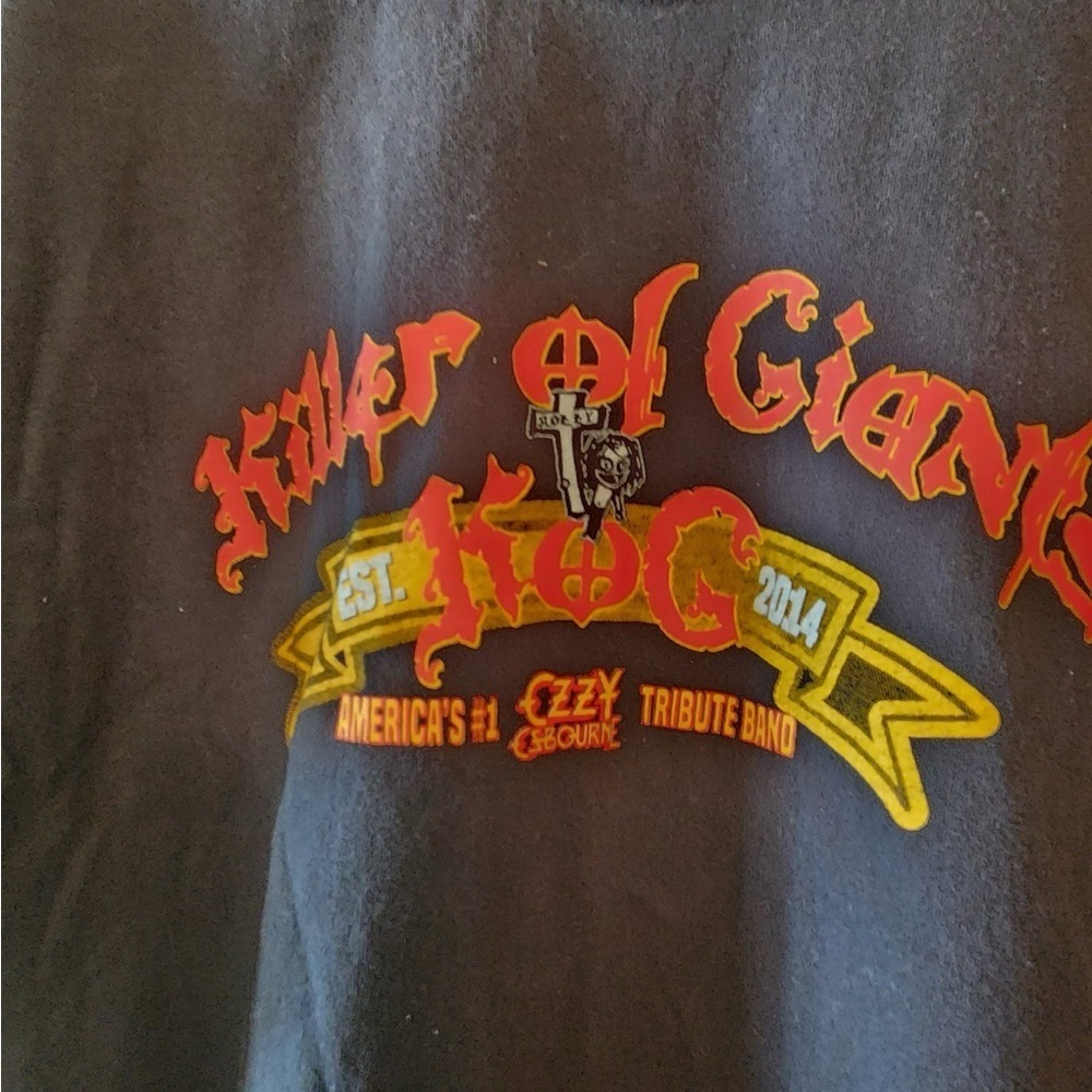 Killer of giants Ozzy Osborne tribute band shirt size mens xxl - Picture 2 of 4
